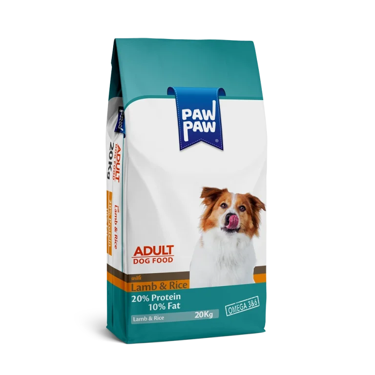 PawPaw Yetişkin Köpek Maması Kuzulu & Pirinçli